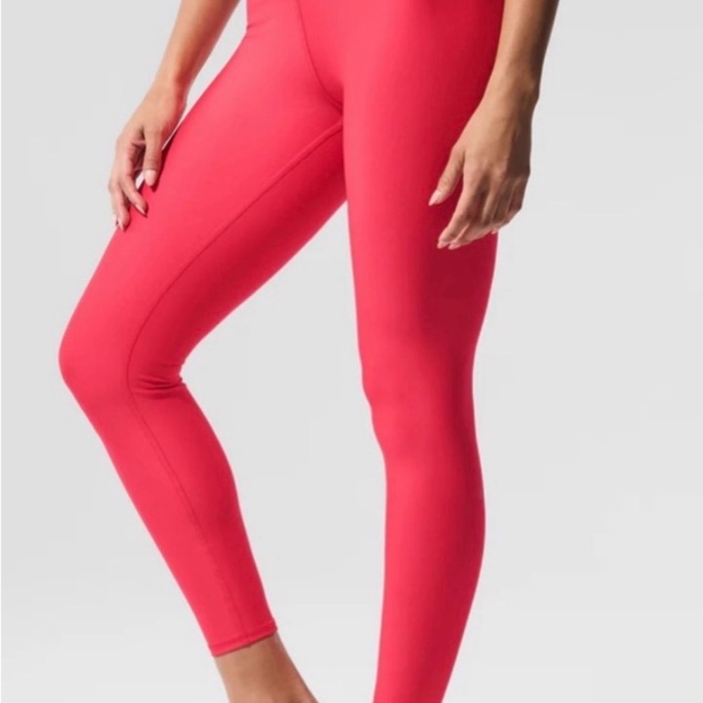 Alo Yoga Leggings Pink Size Medium 7/8 Length